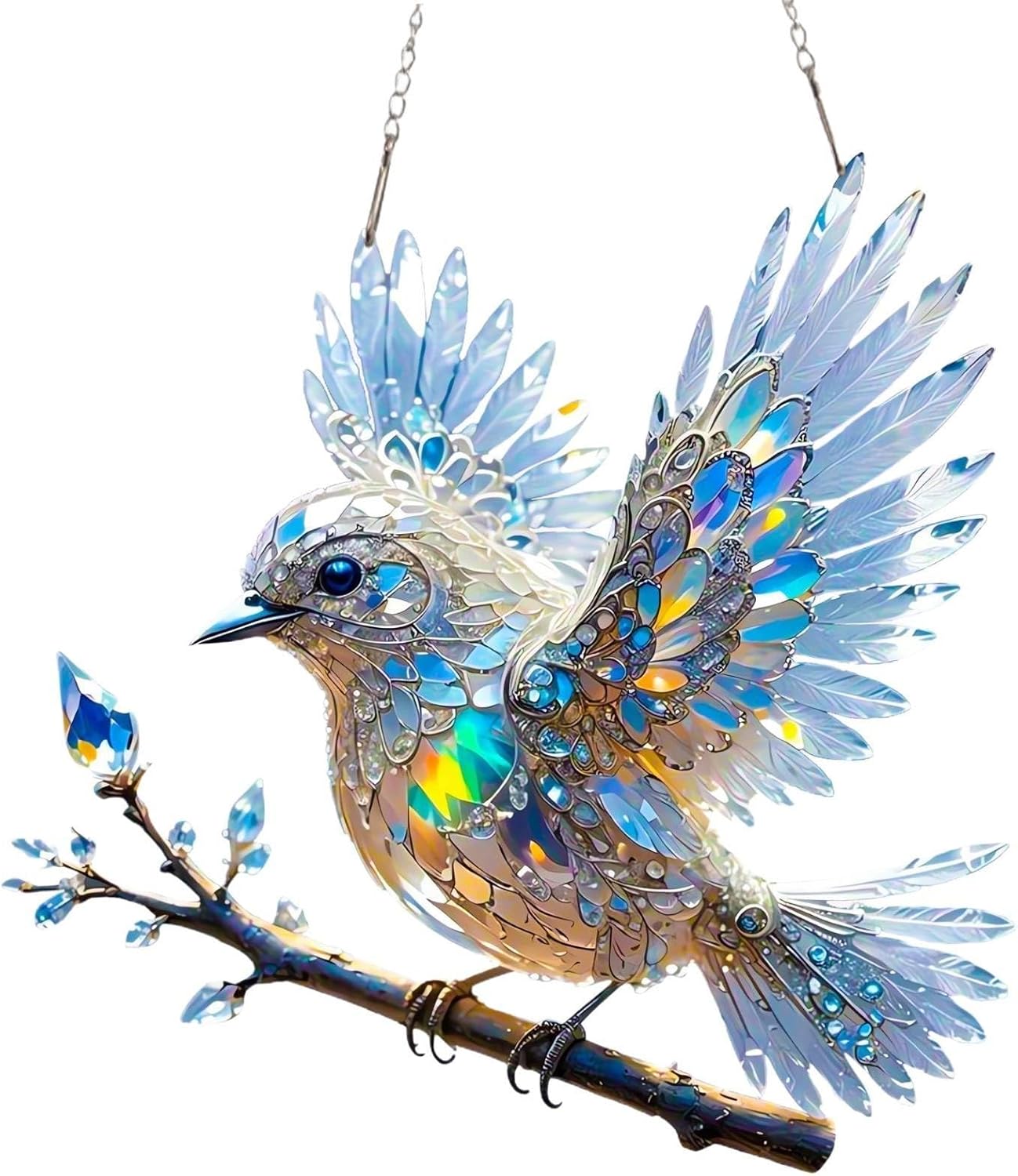 Crystal Bird Window Ornament – Sparkling Light Reflections for Your Home