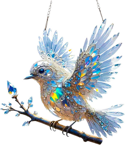 Crystal Bird Window Ornament – Sparkling Light Reflections for Your Home