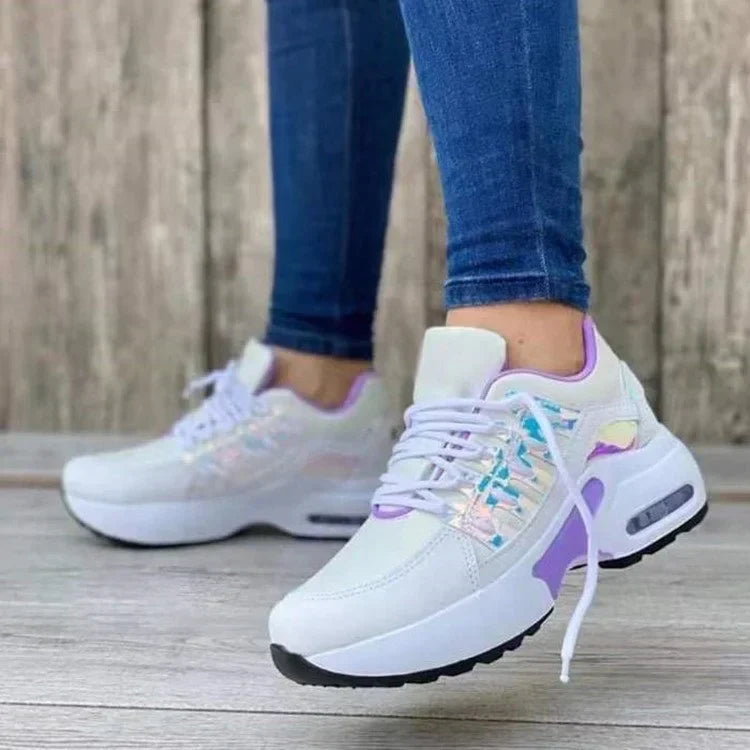 Women's Platform Running Sneakers | Lace Closure