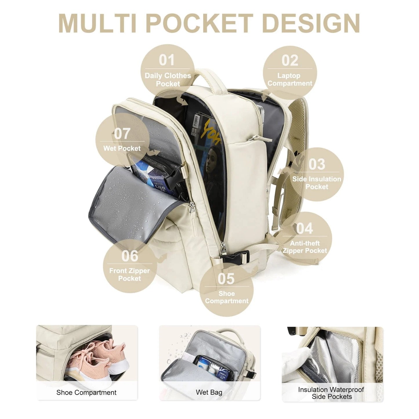 Women's Modern Backpack | Large