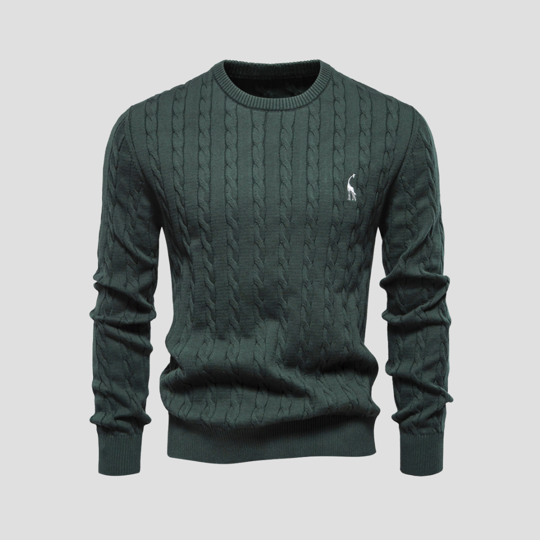 Men's Cable Knitting Jumper | Winter