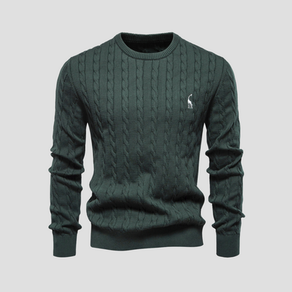 Men's Cable Knitting Jumper | Winter