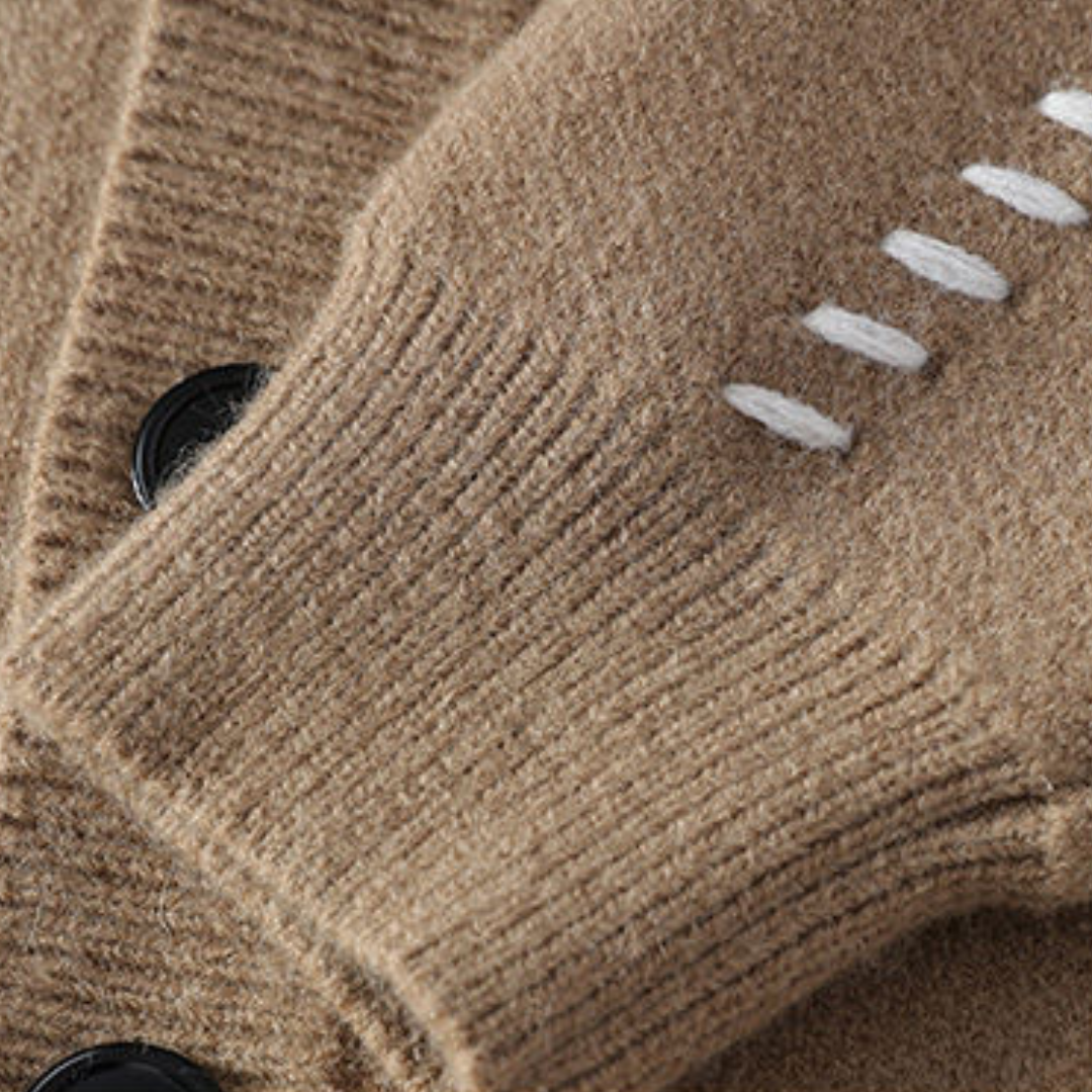 Men's Knitted Cardigan | Button