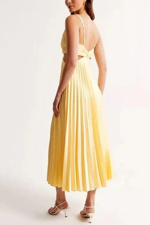 Women’s Pleated Wedding Guest Dress | Midi