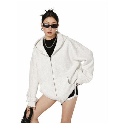 Oversized Zip Up Hoodie for Women - Dalila
