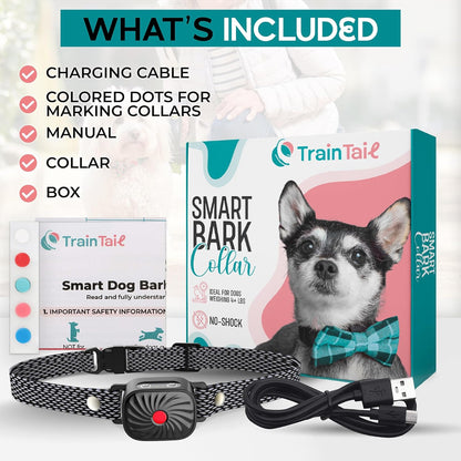 Anti-Bark Collar for Small Dogs | Sound & Vibration Features | IP67 Waterproof | Adjustable & Gentle Training
