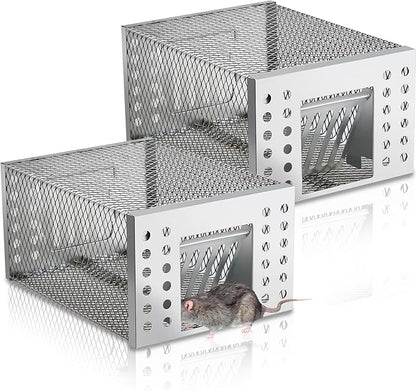 Animal-Friendly Live Trap for Safe and Humane Rodent Control Indoors and Outdoors