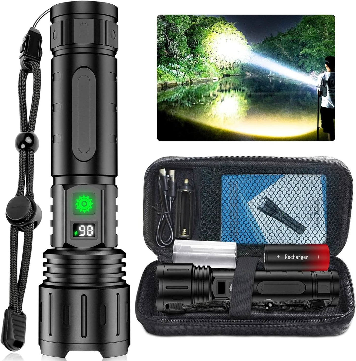 LED Flashlight for Everyday Use and Outdoor Activities