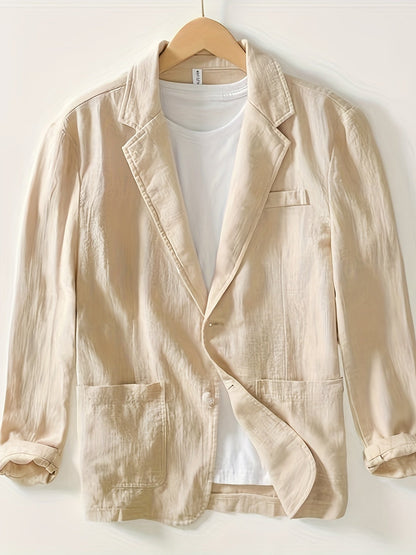 Men's Relaxed Fit Casual Summer Blazer | with Pockets