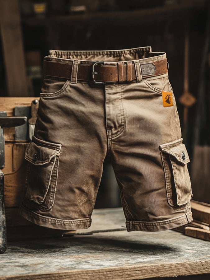 Men's Retro Tactical Cargo Shorts | Multi-Pockets