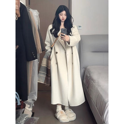 Manteau long croisé pour femme - Camilla