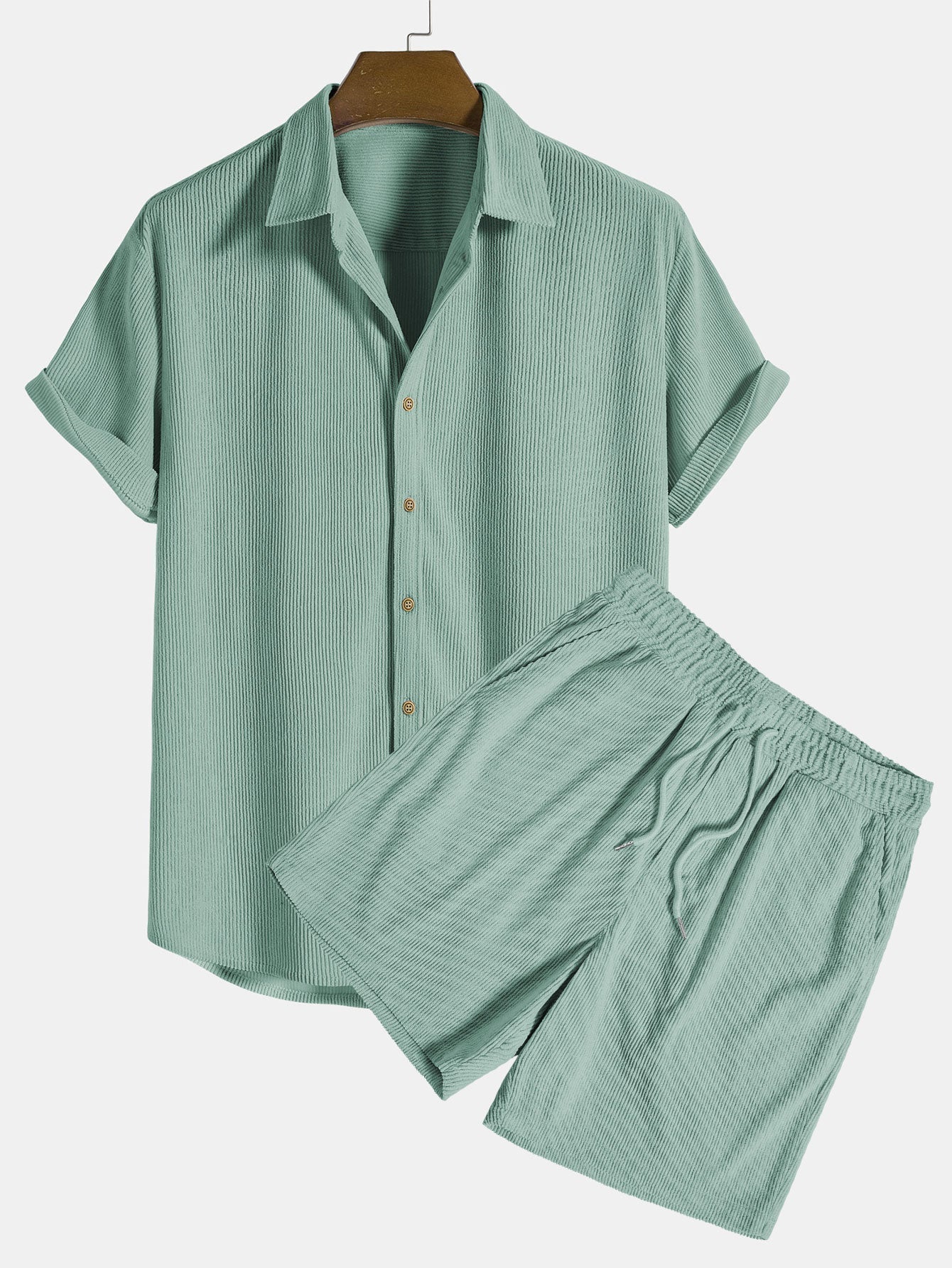 Men's Summer Shirt and Shorts | Two-Piece Set