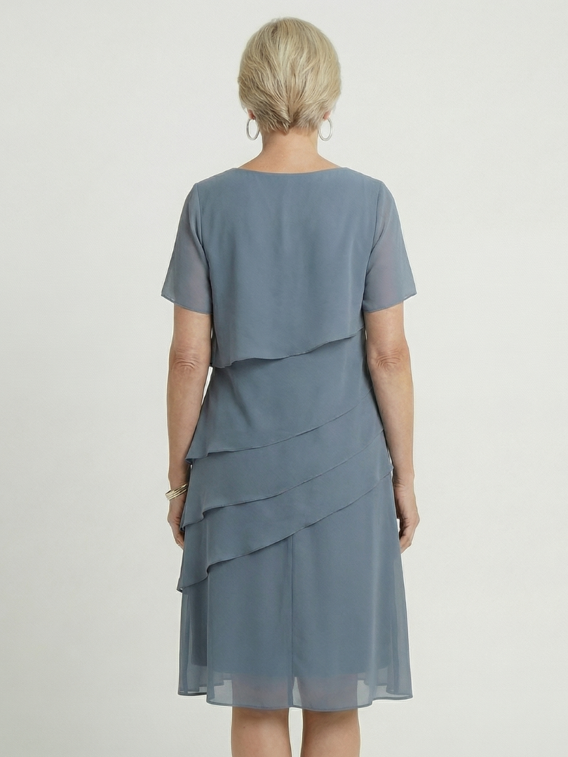 Women’s Tiered Cocktail Dress | Midi