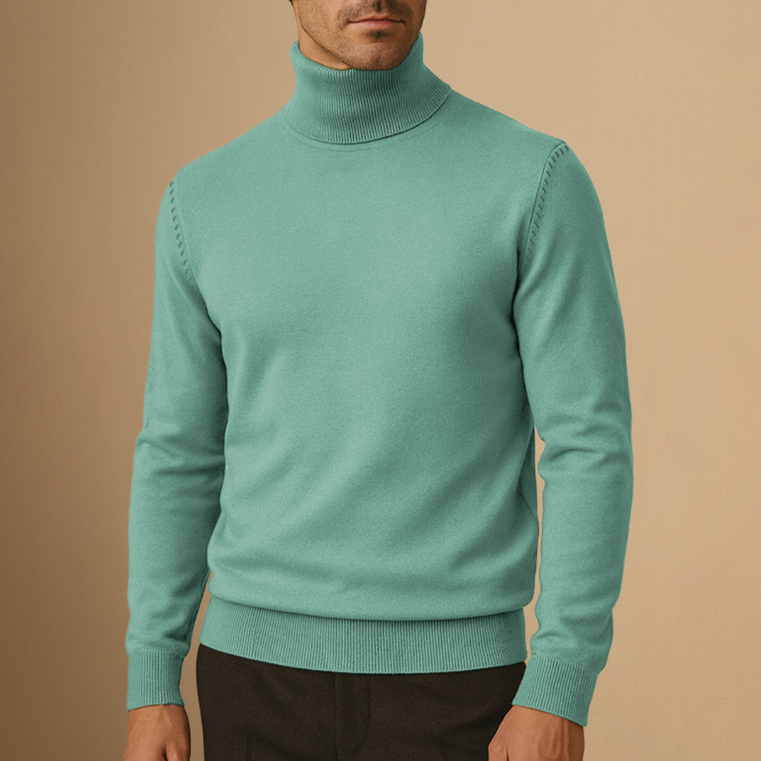 Men's Turtleneck Jumper | Soft