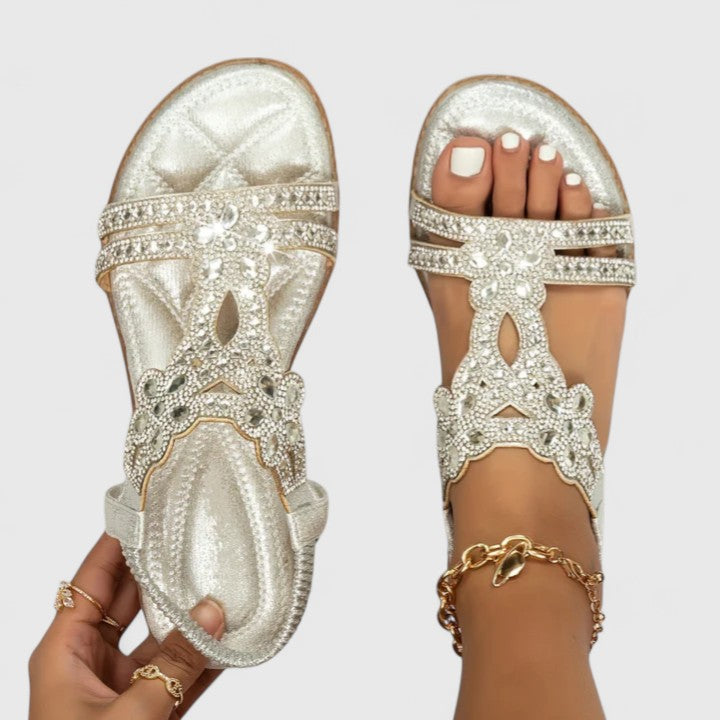 Women’s Bohemian T-Strap Sandals | Open Toe Slingback