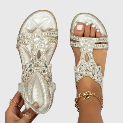 Women’s Bohemian T-Strap Sandals | Open Toe Slingback
