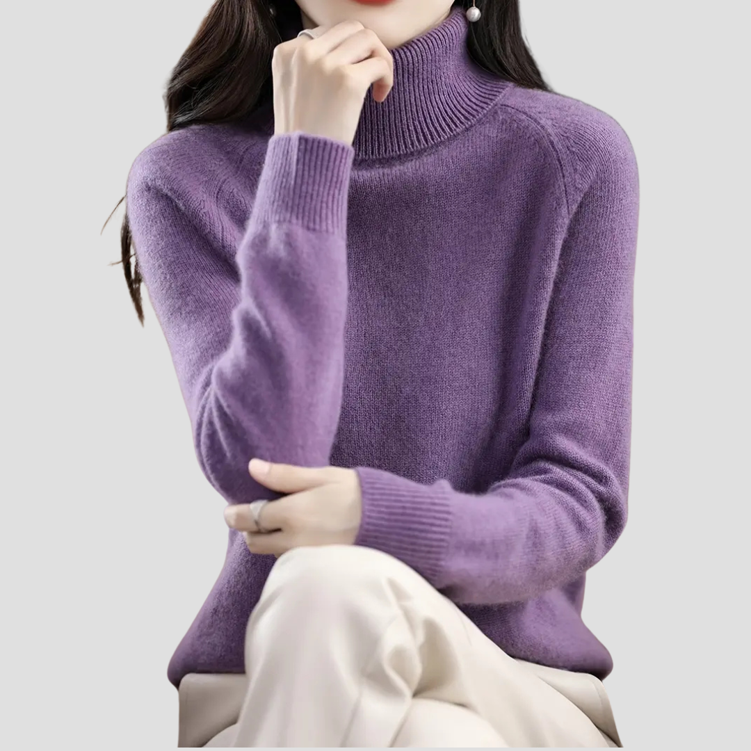 Women's Turtleneck Sweater | Slimming