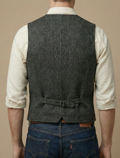 Men’s Button-Up Vest | Business Casual