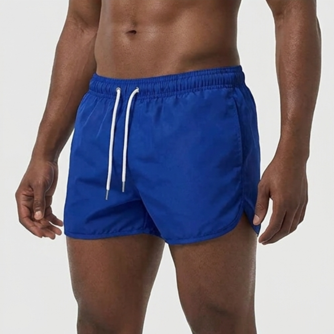 Men's Quick-Dry Swim Trunks | with Drawstring and Pockets