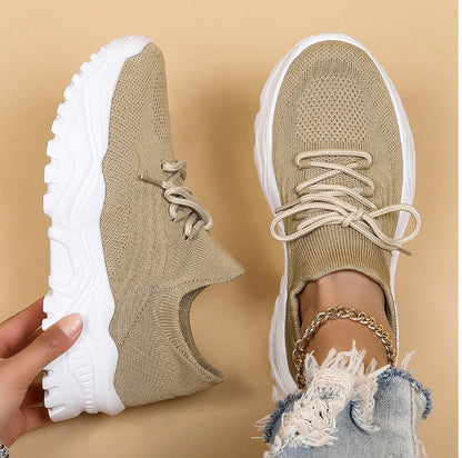 Women's Summer Breathable Sneakers | Platform