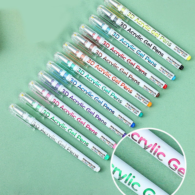 Vibrant Acrylic Gel Pens