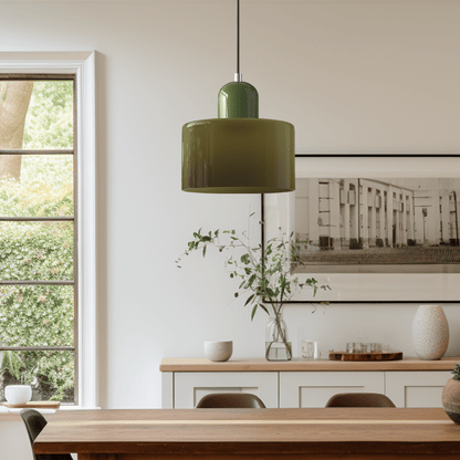 Bauhaus Style Pendant Light, Modern Design, Metal Finish, Ideal for Living Room