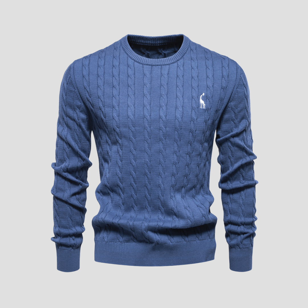 Men's Cable Knitting Jumper | Winter