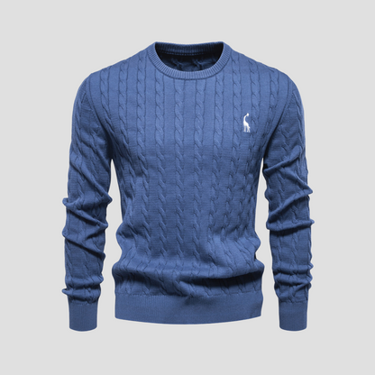 Men's Cable Knitting Jumper | Winter