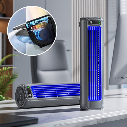 Portable 3-in-1 Air Conditioner | Fan & Wall Mount | 12-Hour Battery Life | Compact & Cordless Design
