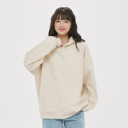 Sweat-shirt à capuche oversize avec poche pour femme - Giacinta