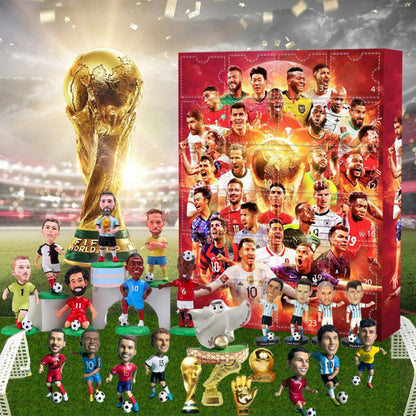 Soccer Figure Set Advent Calendar Toy Gift Idea for Fans