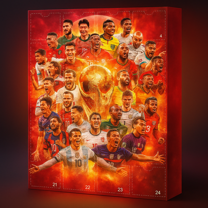 Soccer Figure Set Advent Calendar Toy Gift Idea for Fans