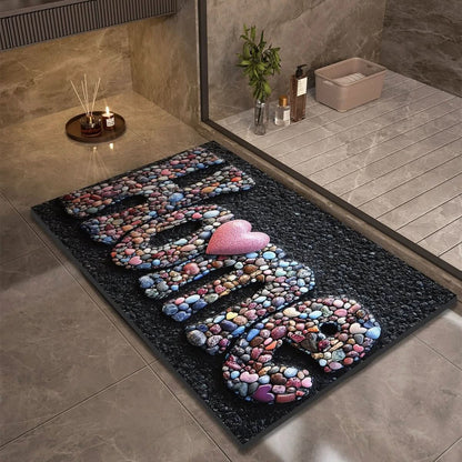 Diatomaceous Earth Bath Mat for Safety and Comfort