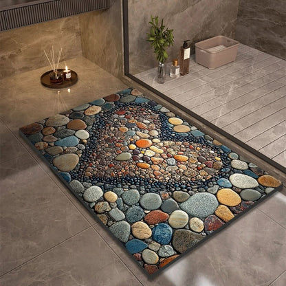 Diatomaceous Earth Bath Mat for Safety and Comfort