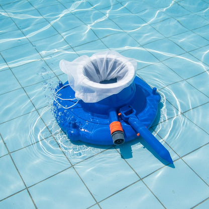 Chemical-Free Pool Cleaner with Powerful Suction for Leaves and Dirt
