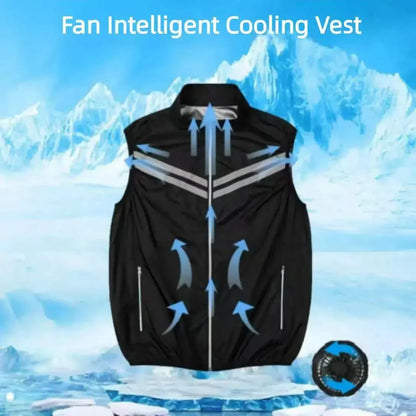 Cooling Vest with Built-in Fan for Comfortable Summer Wear