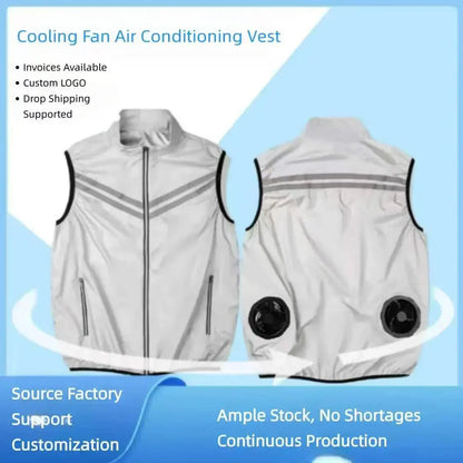 Cooling Vest with Built-in Fan for Comfortable Summer Wear