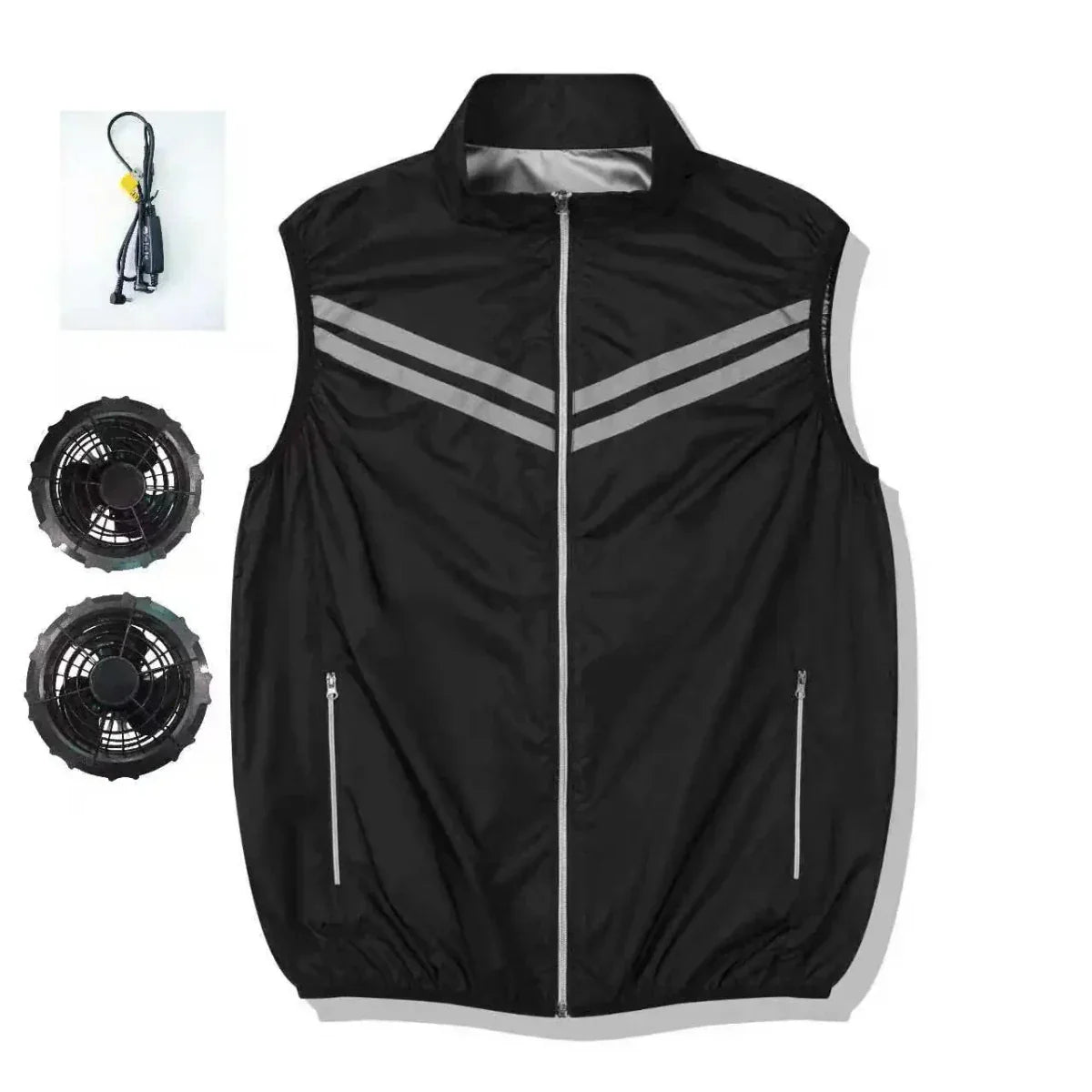 Cooling Vest with Built-in Fan for Comfortable Summer Wear