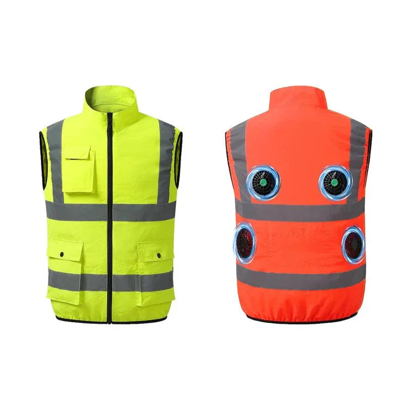 Cooling Vest with Fan System for Enhanced Comfort at Work