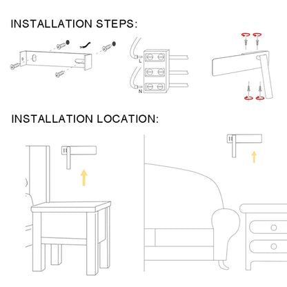 Rotatable LED Lamp for Flexible Bed Lighting