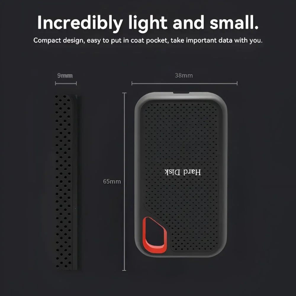 Portable Solid State External Hard Drive
