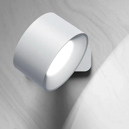 Wireless, Rotatable LED Wall Lamp with 360-Degree Illumination