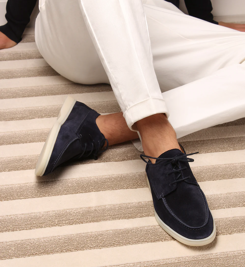 Men's Casual Slip-On Shoes | with Lace Closure
