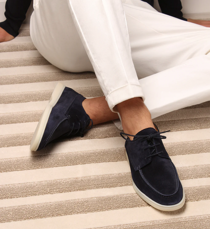 Men's Casual Slip-On Shoes | with Lace Closure