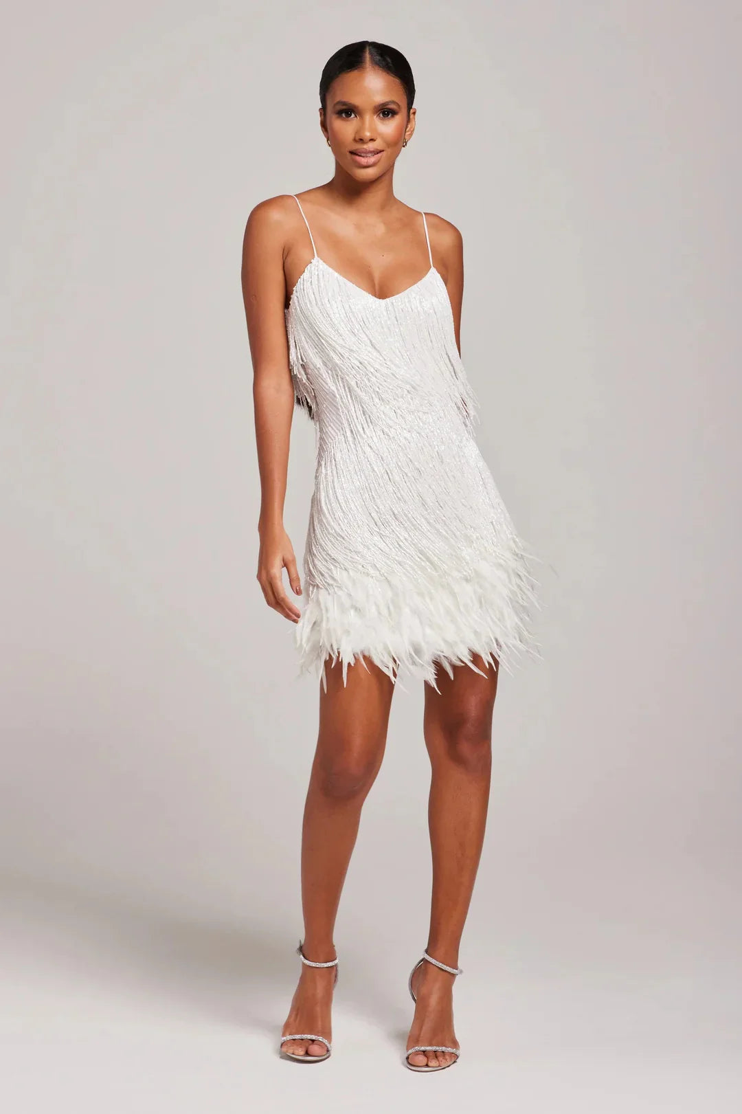 Women's Christmas Party Feather Dress | Mini