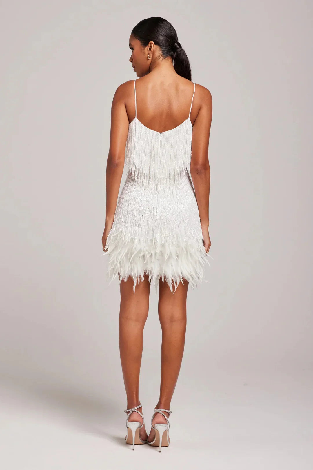 Women's Christmas Party Feather Dress | Mini