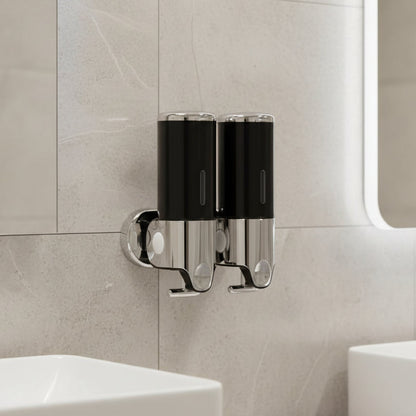 Premium Wall-Mounted Soap Dispenser with Elegant Stainless Steel Design