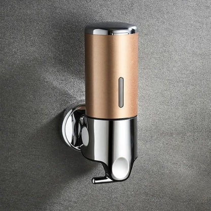Premium Wall-Mounted Soap Dispenser with Elegant Stainless Steel Design