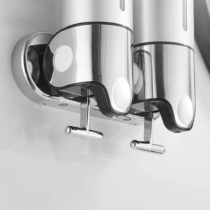 Premium Wall-Mounted Soap Dispenser with Elegant Stainless Steel Design