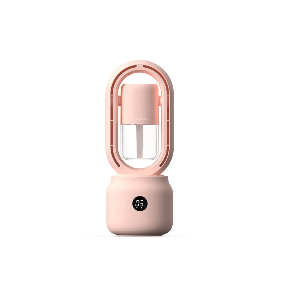 Portable Bladeless Fan with Humidifier and Night Light